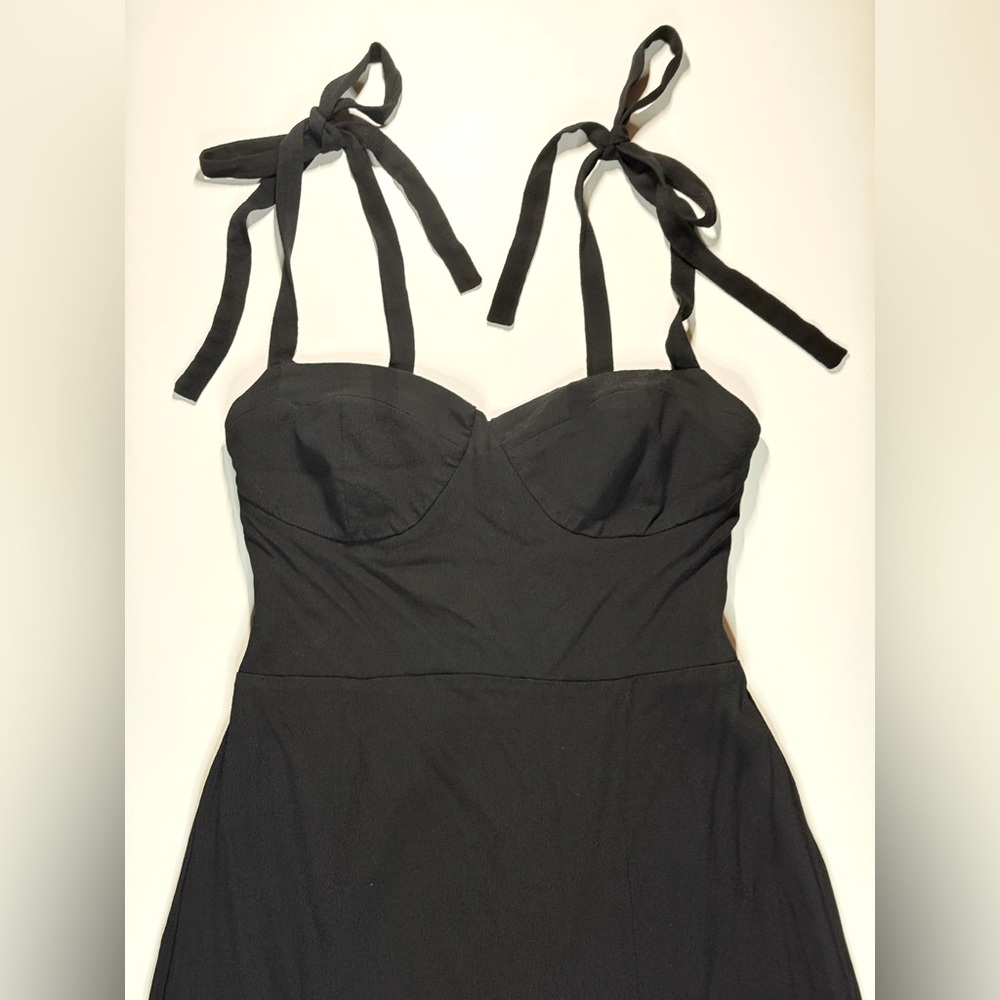 WAYF Girl Next Door Black Dress. Size S. - Picture 4 of 9